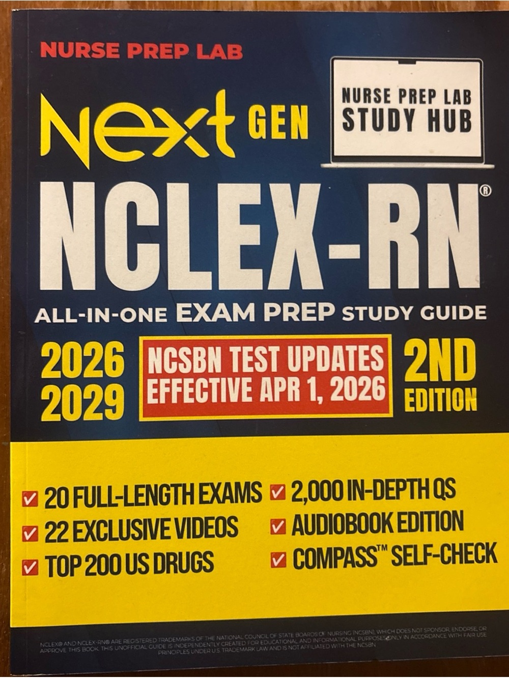 Next Gen NCLEX-RN 2026-2029 Exam Prep Study Guide 2nd Edition Nurse Prep Lab